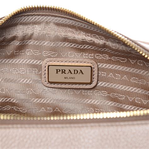 PRADA Vitello Phenix Camera Bag Cammeo 